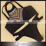 Hot Sale Sexy Vintage Printing Bikini thumbnail-3