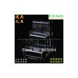 Hot Selling Support Wholesale Two Layers Acrylic Display Case for Wallet Cosmetic Boutique! High Quality and Low Price