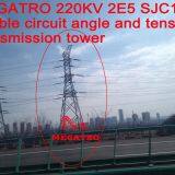 MEGATRO 220KV 2A2 J3 Single Circuit Medium Angle and Tension Transmission Tower thumbnail-4