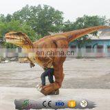Lifelike Adult Walking Velociraptor Costume For Corporate Events thumbnail-4