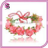 Newest Design Fashion Cloth Flower Headband Accessories for Beach Wedding thumbnail-3