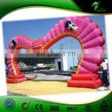 Pink Inflatable Wedding Arch / Oxford Or PVC Inflatable Arch thumbnail-2
