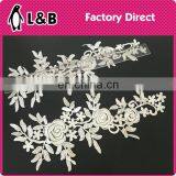 2017custom Fancy Flower Lace Patch/applique thumbnail-5
