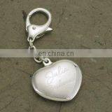 Personalized Silver Plated Heart Key thumbnail-1