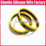 Beutiful 3 Layers Silk Printing Silicone Wristbands thumbnail-6