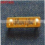 Fashion Fancy Embossed Metal Logo