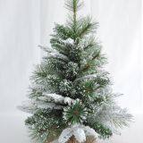 Artificial Christmas Burlap Tree