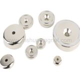 Strong Sintered NdFeB Countersunk Pot Magnet