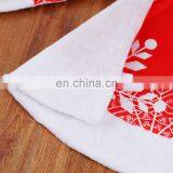 I@home Red Christmas Tree Stump Cover Snowflake Christmas Tree Skirt Carpet thumbnail-6