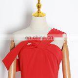 TWOTWINSTYLE Asymmetrical Sleeveless High Waist Side Split Sexy Party Dress Women thumbnail-4