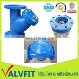 Blue Epoxy Flanged Y Type Strainer for Water thumbnail-2