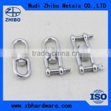 AISI 304 Stainless Steel Round Eye Double End Swivels