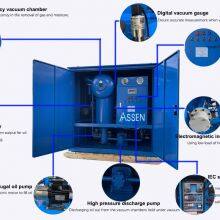 Assen 2000-18000L/h ZYD Double Stage High Vacuum Transformer Oil Purification Plant, Insulating Oil Clean thumbnail-2