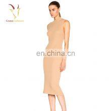 Женская модная шерстяная платье с длинными рукавами thumbnail-2