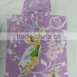 Customized Design Pattern Printing Pattern Pure Cotton Infant/baby/kids/children Hood Towel thumbnail-1