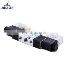 Acting Type G1/4 Double Electrical Control Valve Plate 4M220-08 5/2 Way Valve Solenoid DC24V Pneumatic Valve thumbnail-2