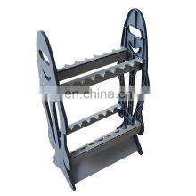 In Stock Portable Plastic Support Simple Structure Fishing Rod Display Rack 16 Hole Fishing Rod Holder thumbnail-3