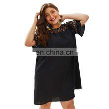 Оптовая продажа самых последних моделей сексуальных коротких платьев с кружевными расшитыми рукавами thumbnail-1