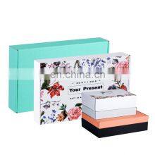 Recycled Custom Fashion Luxury Magnetic Gift Paper Box for Garments,fold Clothing Boxes Packaging