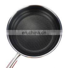 Kitchen Modern Portable Large Industrial Cheap Non Stick Deep 4 Egg Ceramic Frying Pan thumbnail-4