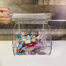 Retail Candy Store Plastic Wall Mounted Bulk Sweet Dispenser Slatwall Acrylic Candy Bins thumbnail-4