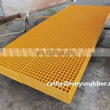 Hengshui Factory High Strength 400mm Width Solar Panel Roof Top Walkway FRP Grating thumbnail-2