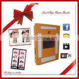 Portable Touch Screen Wall Mounted Event Photo Booth for Rental Business