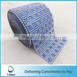 Flower Crystal Rhinestone Mesh Trimming