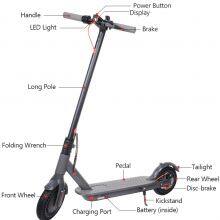 CHNAESCOOTERS.COM 8.5INCH 7.8AH BATTERY DRIVE RANGE 20-25KMS ELECTRIC SCOOTERS CHINA OEM FACTORY E SCOOTERS thumbnail-2