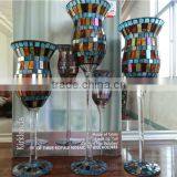 Mosaic Candle Stand Decorative Wedding