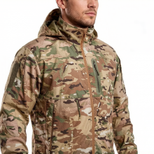 Windbreakers Jacket Camouflage Softshell Hooded Zipper Coat thumbnail-2