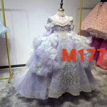 Children Dress,Kids Girls Princess Dress Fashion Clothes Set,Children Girls Dress Solid Color Clothing Set,Toddler Girls Dress thumbnail-2