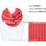 Various Single Color Ring Scarf Women Spring Neck Scarves Voile Scarfs thumbnail-2