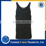 Wholesale blank cotton mens gym singlet for sports