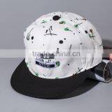 Small Guitar Printed Man Women Lovers Leather Brim Sport Sun Hat Flat Cap thumbnail-2