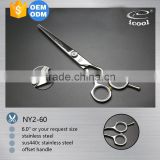 ICOOL NY2-60 professional offset handle cut hair scissors