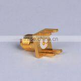 RF Coaxial SMA Connector Jack Female Straight 4 Holes for PCB Edge Mount Connector