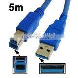 USB3.0 AM to BM Cable, Length: 5m