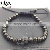 2 YEARS NO Loose Color 18K Gold Plated Man Baeds Bracelet thumbnail-2