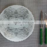 beautiful and fashionable round tempered glass