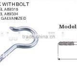 New China Products For Sale Stainless Steel Aisi 316 304 Swing Hook Screw Hardware Carabiner Manufacture thumbnail-4