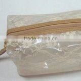 Popular Beauty Transparent With Mesh Cosmetic Bag thumbnail-2
