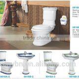 Ceramic Bathroom Design Decorated Suite Two Piece Toilet thumbnail-6