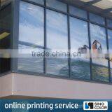 Full Color Printing Any Size Custom Image PVC Advertising One Way Flim Sticker,One Way Vision Film Glass Sticker thumbnail-4