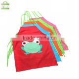 Animal pattern heat transfer printing kids color apron