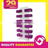 Covered 16 Pairs Tray Standup Portable Sunglass Rack Sunglass Display thumbnail-5