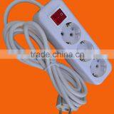 Europe Style 6 Way Extension Power Socket With Grounding and Switch (E8006ES) thumbnail-6