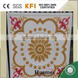 60x60 gypsum ceiling tiles with fiber inside for home decoration