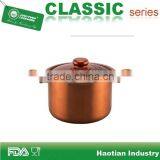 2015 New Product Aluminum Non Stick Copper Cooking Pot