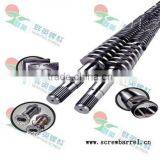 9Cr18MoV Double Twin 38CrMoALA(JIS SACM645) Parallel Screw and Barrel Bimetallic China Screw Barrel Twin